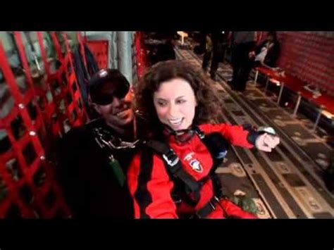 Suzanne Leonard goes skydiving 